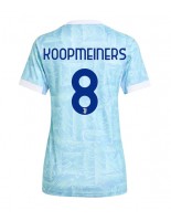 Juventus Teun Koopmeiners #8 Bortedrakt Dame 2025-26 Korte ermer